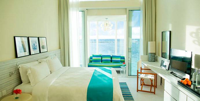 Eltern Schlafzimmer, Overwater Pavillion, Holiday Inn Resort Kandooma