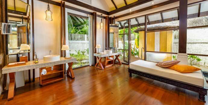 Badezimmer, Sunrise Earth Pool Pavilion, OZEN Reserve Bolifushi