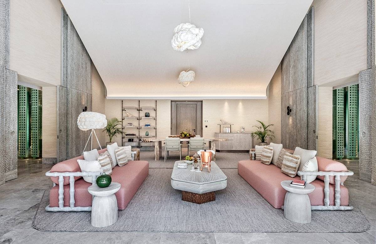 JOALI BEING | Two Bedroom Wellbeing Beach Residence | Wohn- und Esszimmer