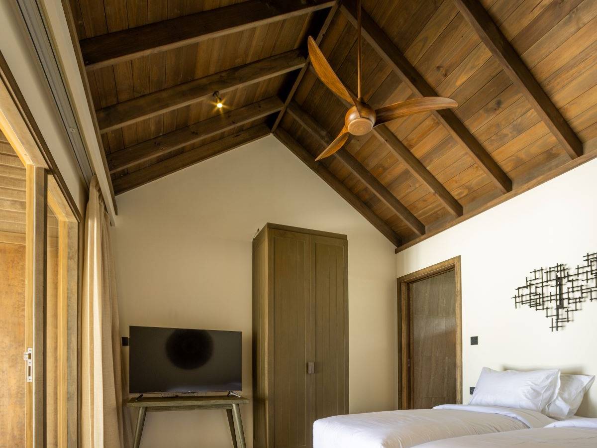 Jawakara Isalnds Maldives, Malediven, Mabin Two Bedroom Villa, Schlafzimmer mit 2 Betten