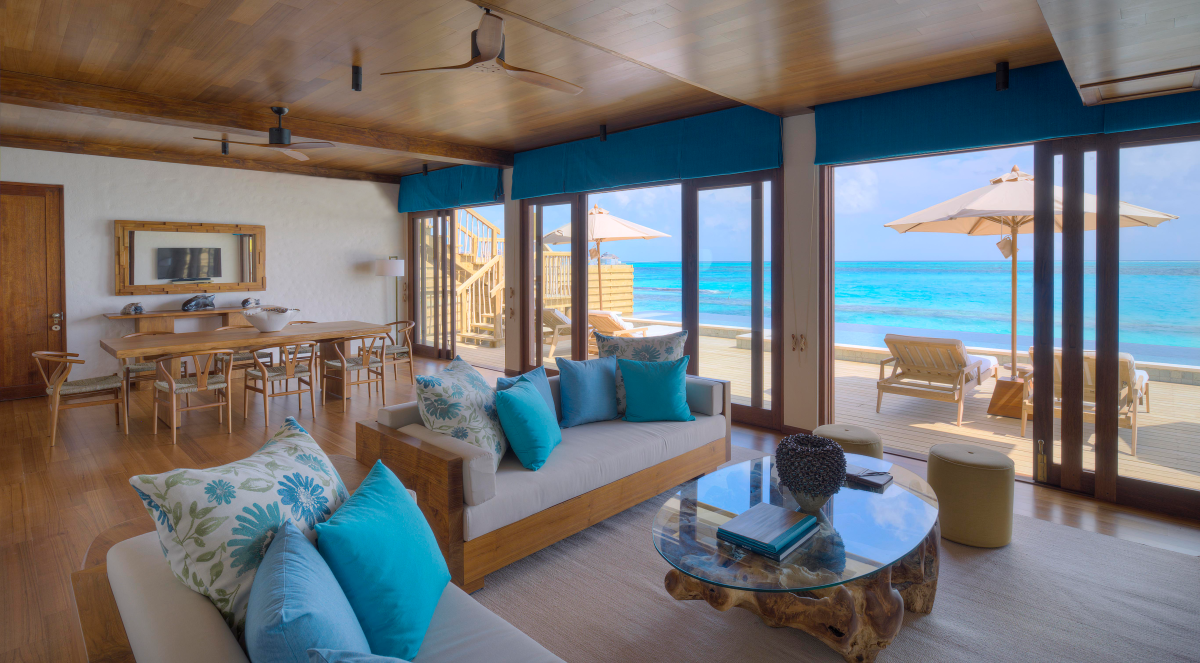 Six Senses Laamu, The Retreat, Wohnzimmer