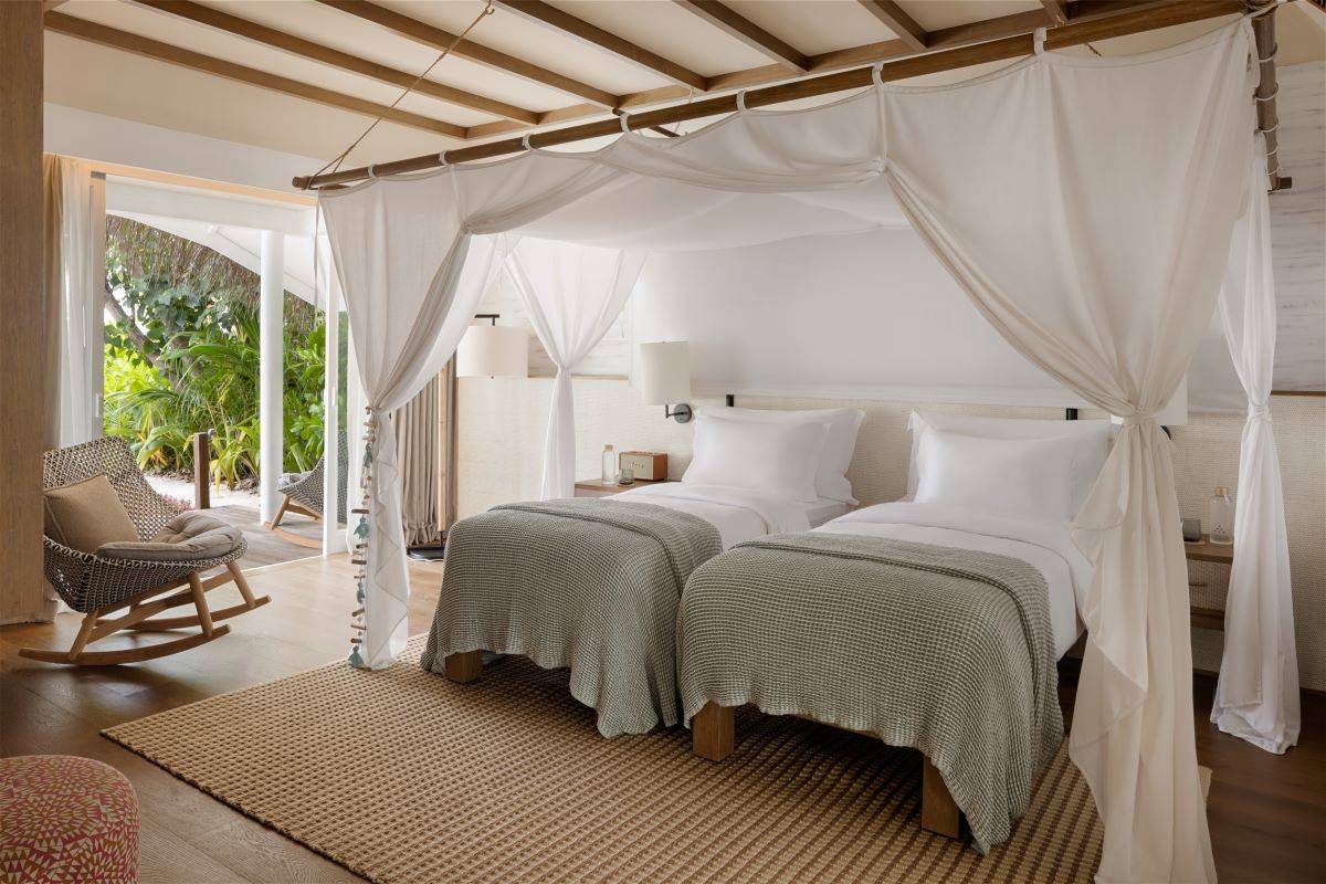 Six Senses Kanuhura, Two Bedroom Beach Villa Suite with Pool, Kinderzimmer