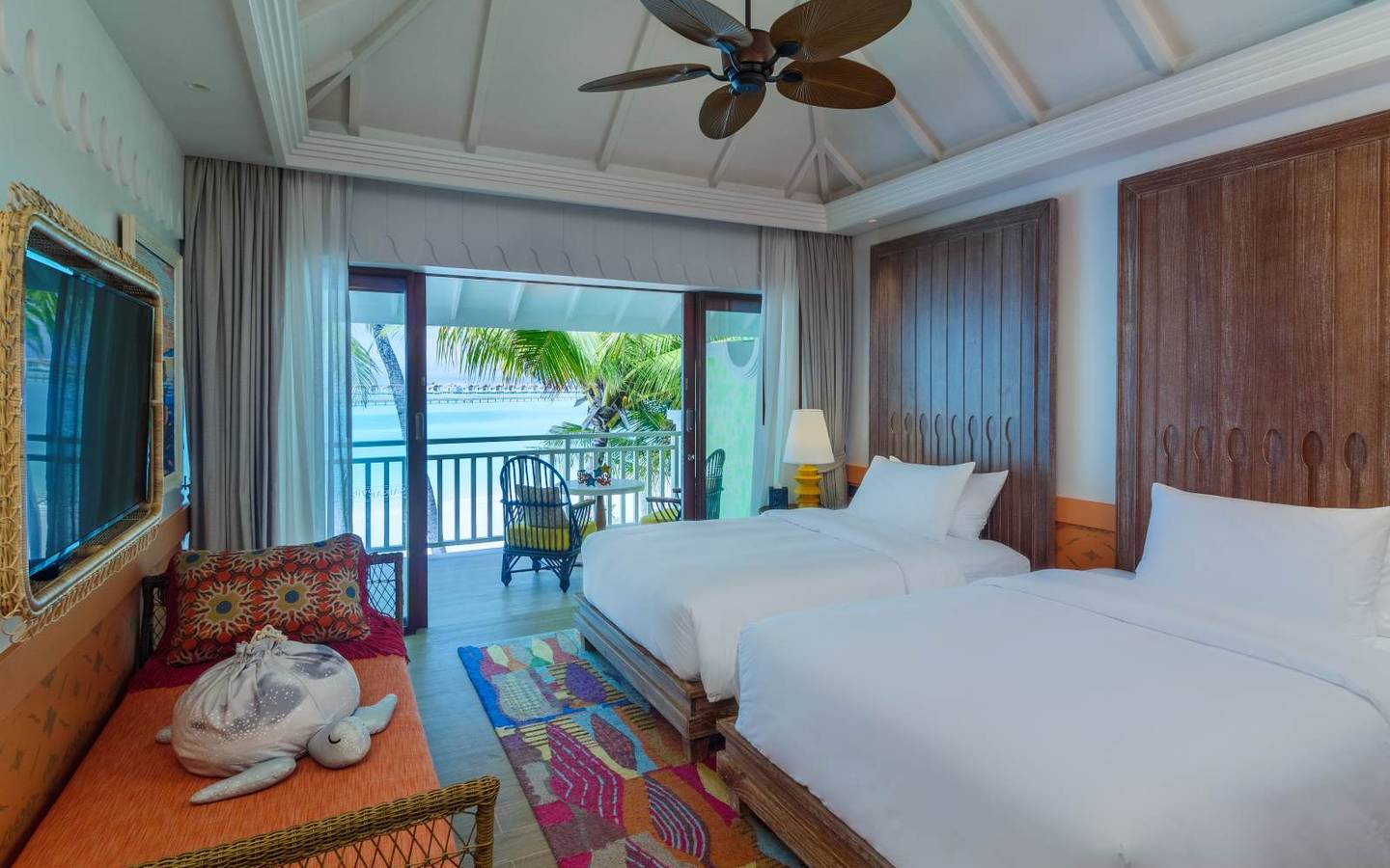 Sky Room - Twin Bed, SAii Lagoon Maldives