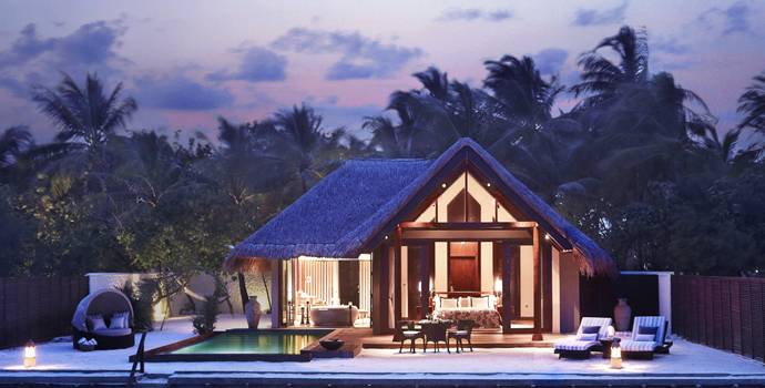 Terrasse, Premium Villa with Pool, Taj Exotica Maldives Resort & SPA