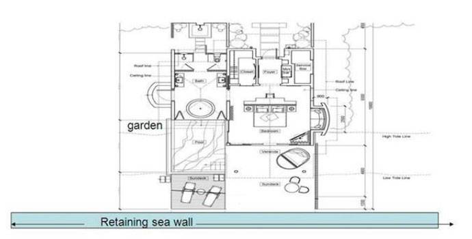 Grundriss, Premium Villa with Pool, Taj Exotica Maldives Resort & SPA