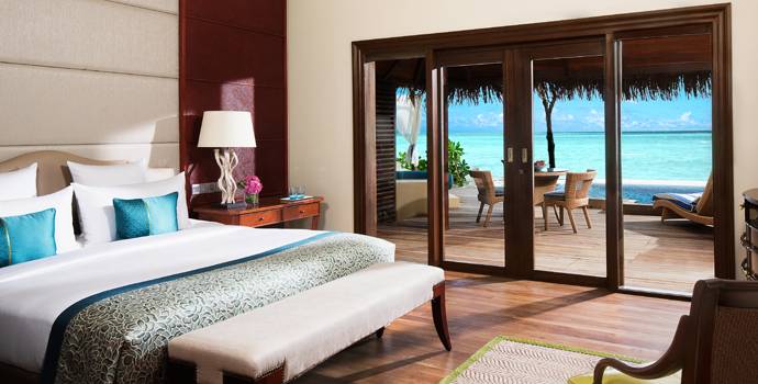 Wohnen, Deluxe Beach Villa with Pool, Taj Exotica Maldives Resort & SPA