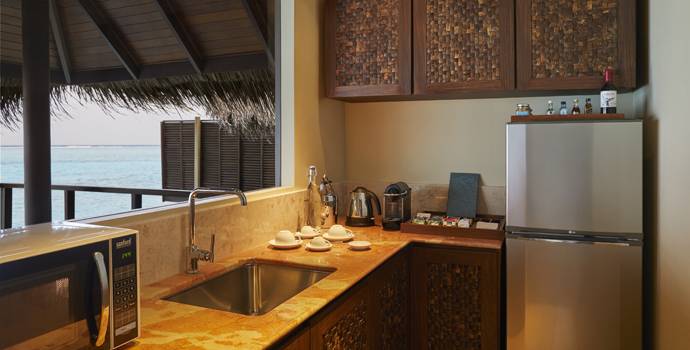 Küche, One Bedroom Ocean Suite with Pool, Taj Exotica Maldives Resort & SPA