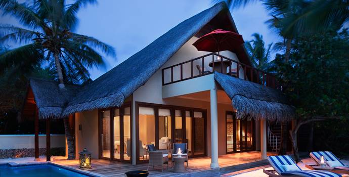 Aussenansicht, One Bedroom Beach Villa Suite with Pool, Taj Exotica Maldives Resort & SPA