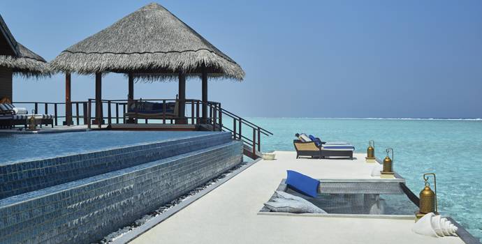 Terrasse, The Rehendi Presidential Overwater Suite with Pool, Taj Exotica Maldives Resort & SPA