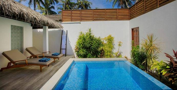 Pool, Deluxe Villa with Pool, Velassaru Maldives