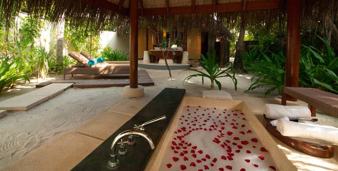 Bad, Beach Villa, Constance Halaveli Resort