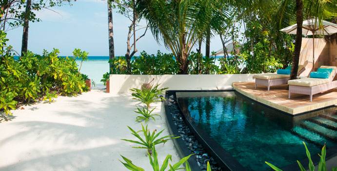 Plunge Pool, Family Beach Villa, Constance Halaveli Resort