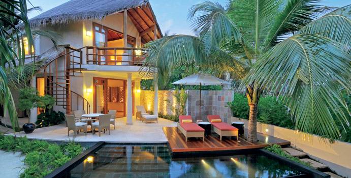 Double Storey Beach Villa, Constance Halaveli Resort