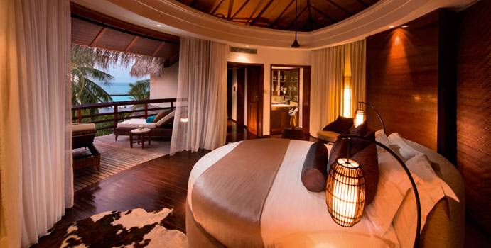 Meerblick Master Schlafzimmer, Presidential Suite, Constance Halaveli Resort