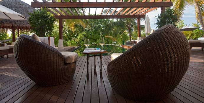 Holzterrasse am Pool, Presidential Suite, Constance Halaveli Resort