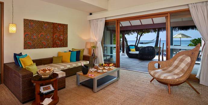 Ausblick, Nirvana Beach Presidential Suite, Taj Coral Reef Resort & Spa