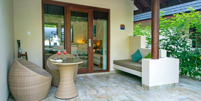 Terrasse, Superior Bungalow, Summer Island Maldives