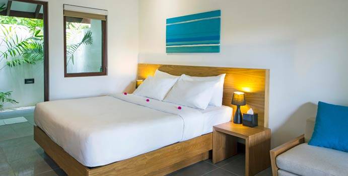 Schlafen, Superior Bungalow, Summer Island Maldives