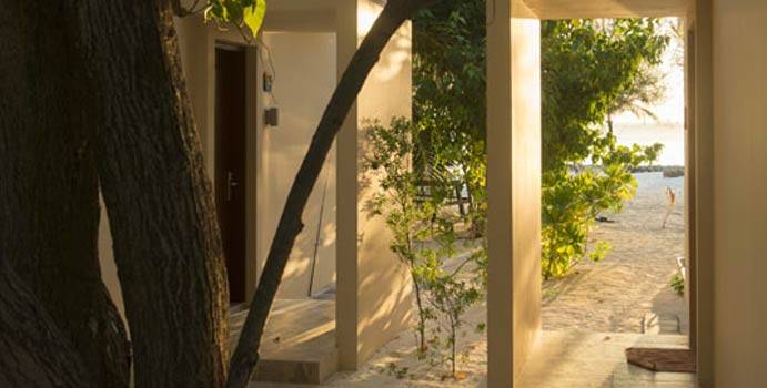 Eingang, Superior Beach Room, Summer Island Maldives