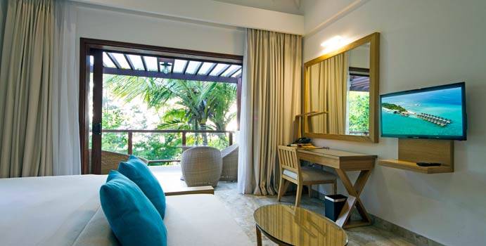Ausblick, Superior Vista Room, Summer Island Maldives