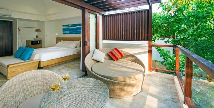 Terrasse, Superior Vista Room, Summer Island Maldives