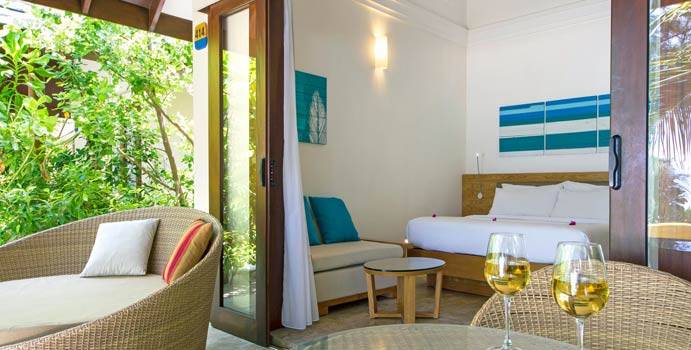 wohnen, Premium Beach Villa, Summer Island Maldives