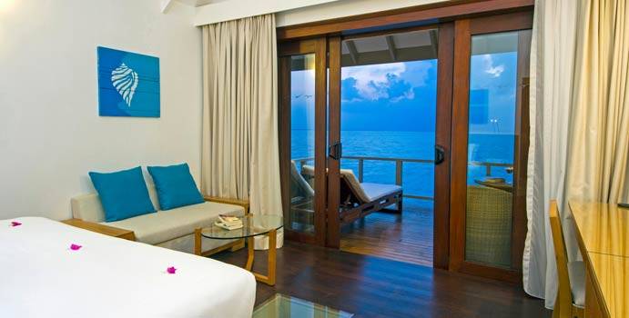 Terrasse, Water Villas, Summer Island Maldives