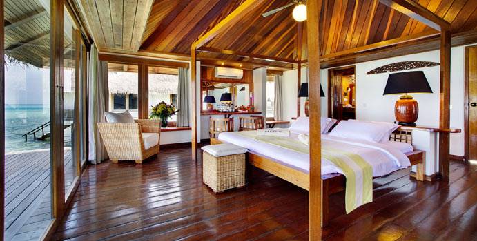 Wohnen, Overwater Villa, Gangehi Island Resort