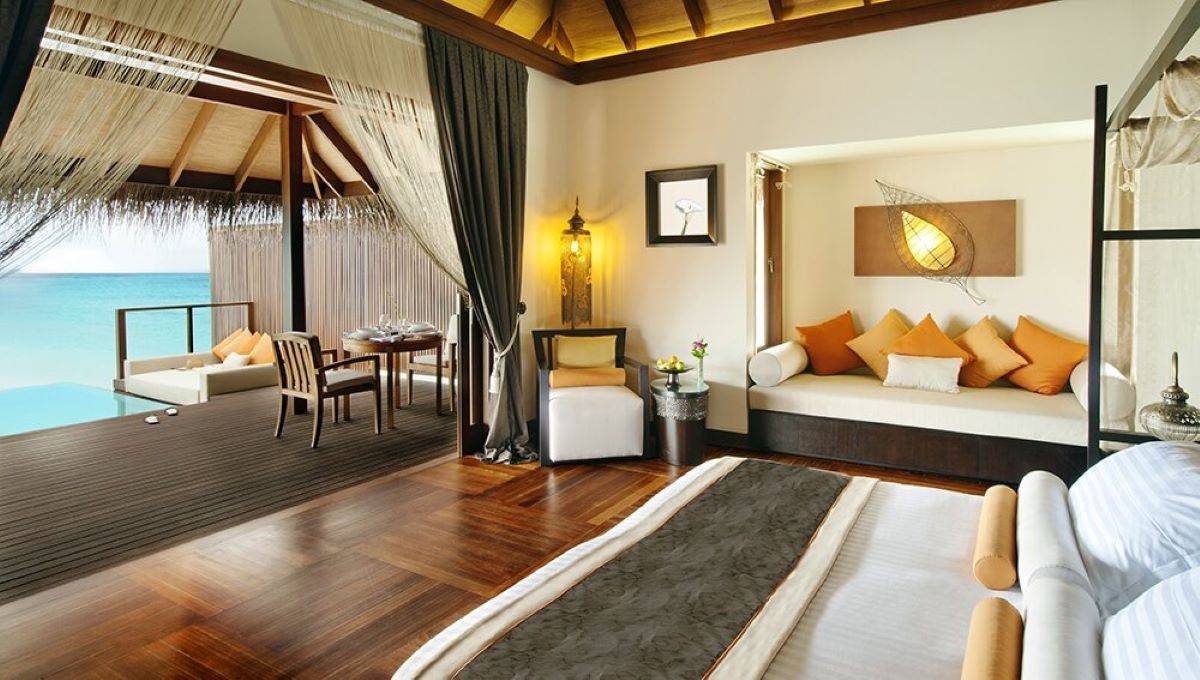 Ayada Maldives, Malediven, Ocean Villa with Pool, Schlafzimmer