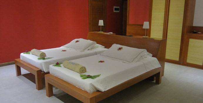 Schlafen, Beach Front Room, The Barefoot Eco Hotel