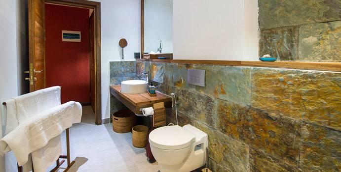 Bad, Ocean View Room, The Barefoot Eco Hotel