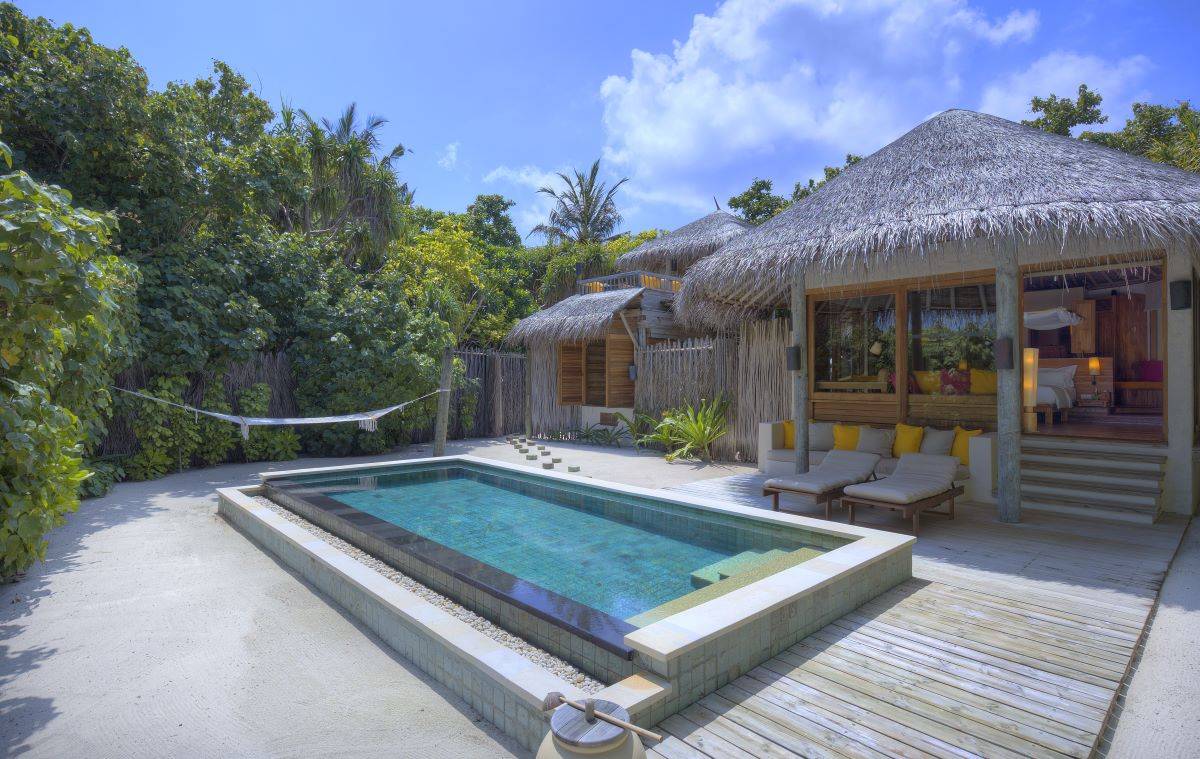 Six Senses Laamu, Lagoon Beach Villa with Pool, Pool