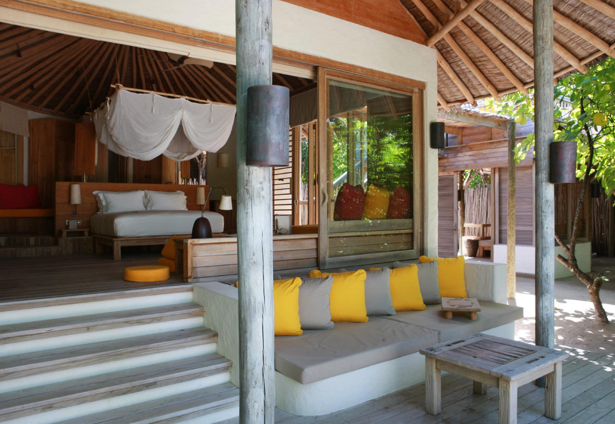Six Senses Laamu, Ocean Beach Villa with Pool, Terrasse