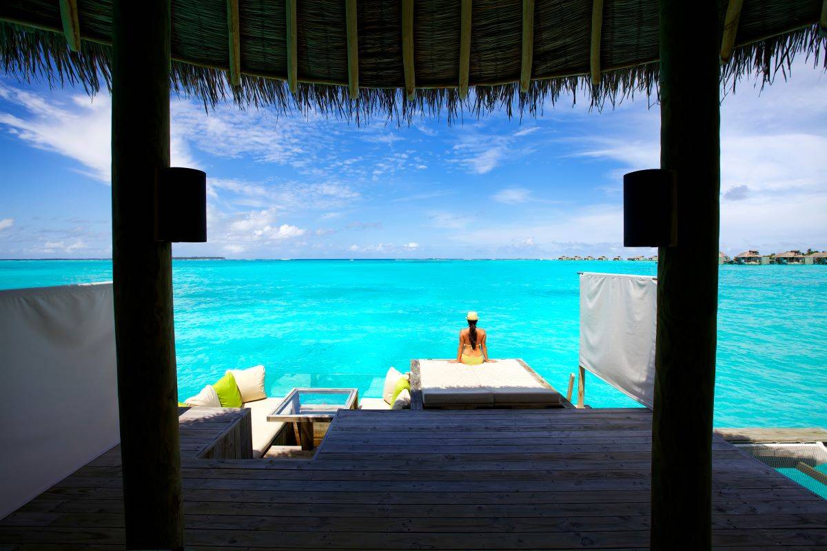 Six Senses Laamu, Ocean Water Villa with Pool, Deck
