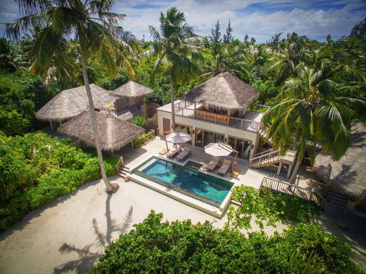 Six Senses Laamu, Two Bedroom Ocean Beach Villa with Pool, Villa
