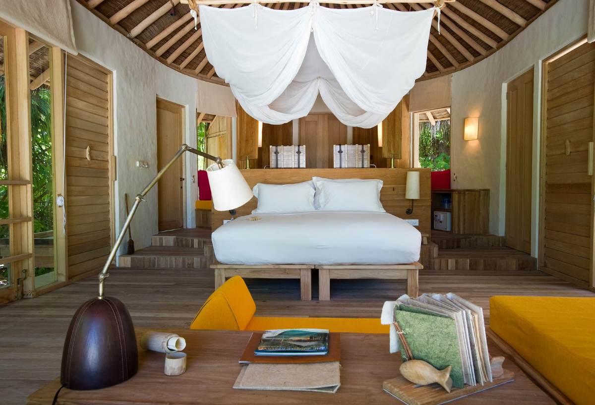 Six Senses Laamu, Two Bedroom Ocean Beach Villa with Pool, Schlafen