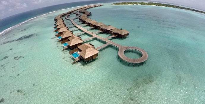 Luftaunahme, Deluxe Water Villa with Pool, Hideaway Beach Resort & SPA