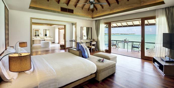 Schlafen, Deluxe Water Villa with Pool, Hideaway Beach Resort & SPA