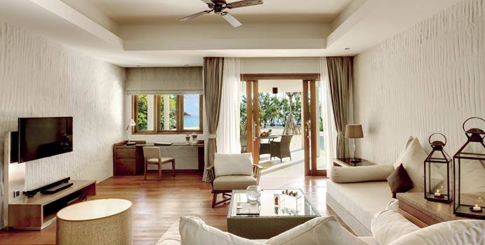 Wohnen, Deluxe Beach Residence with Pool, Hideaway Beach Resort & SPA