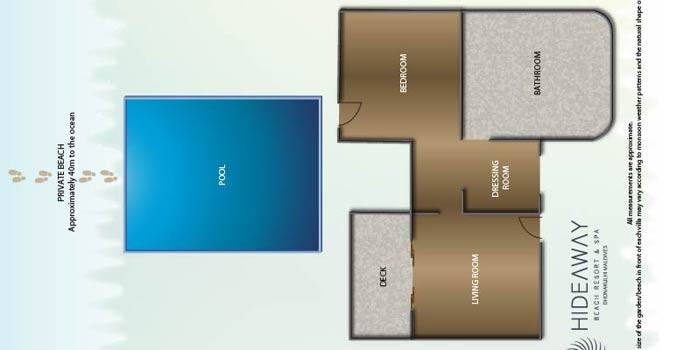 Grundriss, Deluxe Sunset Beach Villa with Pool, Hideaway Beach Resort & SPA