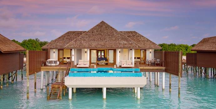 Two Bedroom Ocean Villa with Pool, Hideaway Beach Resort & SPA