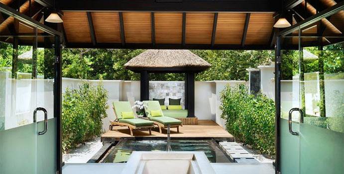 Bad, Beach Deluxe Bungalow, JA Manafaru