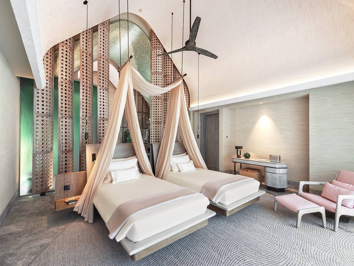 JOALI BEING | Three Bedroom Wellbeing Beach Residence | Twin Bedroom