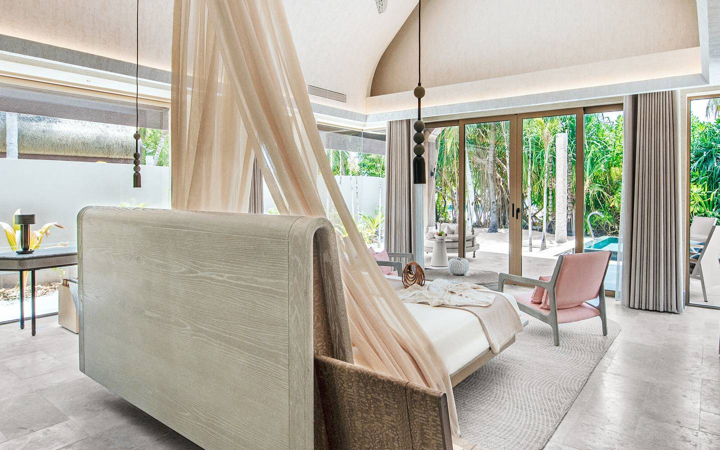 JOALI BEING | Two Bedroom Wellbeing Beach Residence | Master Bedroom