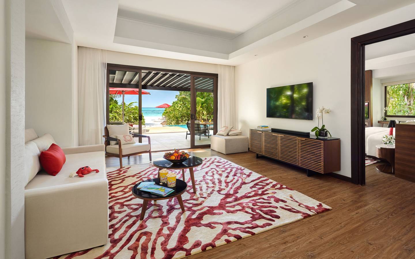 Niyama Private Islands - Deluxe Family Beach Pool Villas Living Room