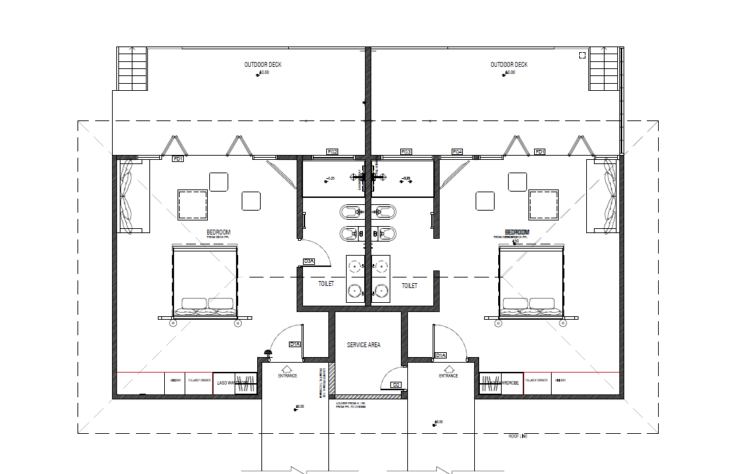 Cocoon Maldives, Lagoon Villa, Grundriss