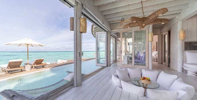 Terrasse,1 Bedroom Water Retreat, Soneva Jani