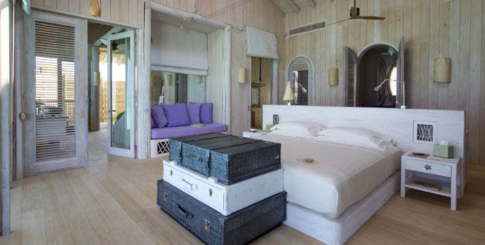 Einrichtung,1 Bedroom Water Retreat with slide, Soneva Jani