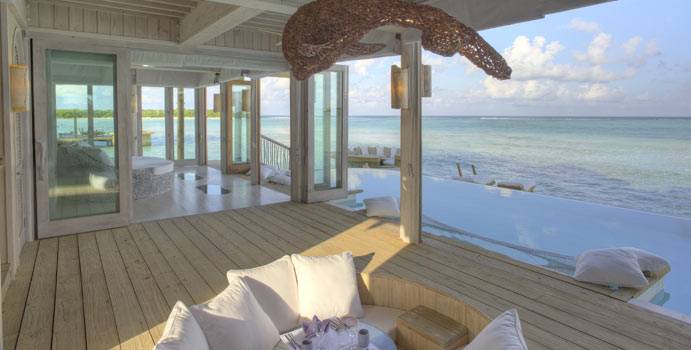 Loung Terrasse, 2 Bedroom Water Retreat, Soneva Jani