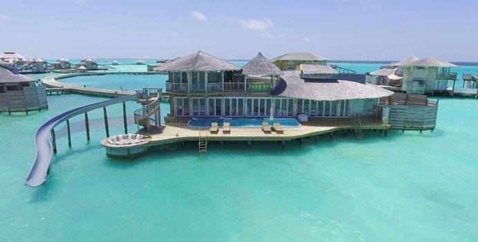 2 Bedroom Water Retreat with Slide, Soneva Jani